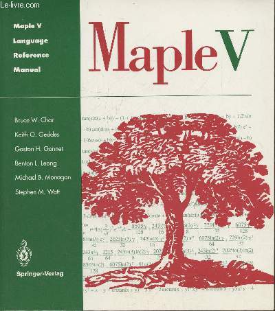 Maple V language reference manual