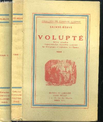 Volupt Tomes : I et II. En 2 volumes.