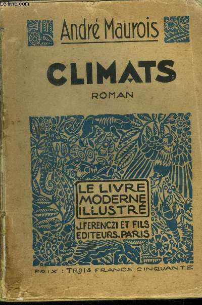 Climats,Collection Le livre moderne Illustr.n145