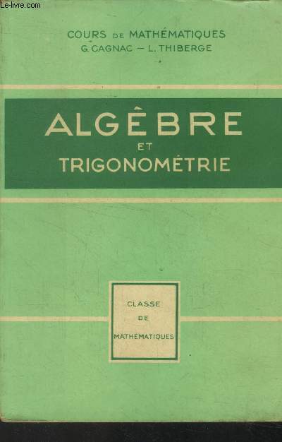 Algbre et trigonomtrie