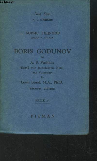 Boris Godunov. Livre en russe
