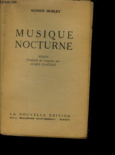Musique nocturne Essais.