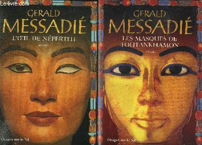 Orages sur le Nil 2 tomes  L'oeil de Nfertiti et Les masques de Toutankhamon