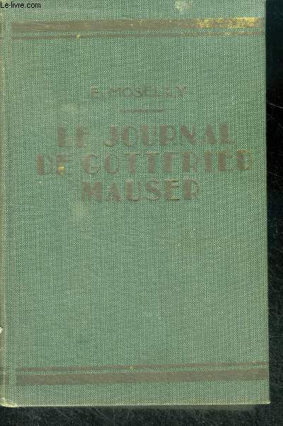 Le journal de gottfried mauser - 5e edition