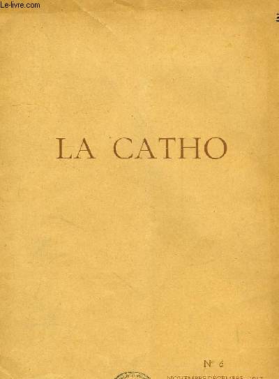 LA CATHO, N 6, NOV.-DEC. 1947