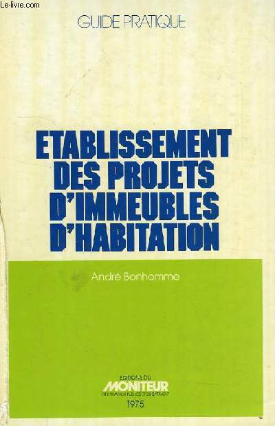 ETABLISSEMENT DES PROJETS D'IMMEUBLES D'HABITATION
