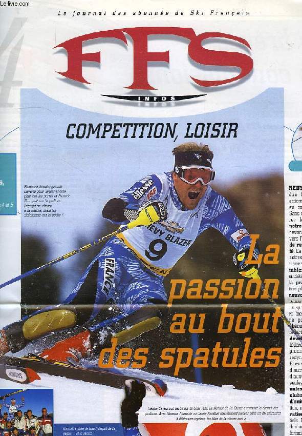 FFS INFOS, LE JOURNAL DES ABONNES DE SKI FRANCAIS, N 14, 1998