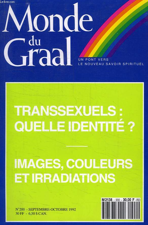 MONDE DU GRAAL, N 200, SEPT.-OCT. 1992