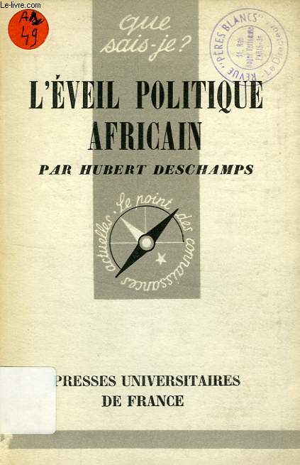 L'EVEIL POLITIQUE AFRICAIN