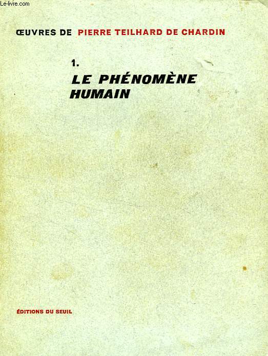 LE PHENOMENE HUMAIN