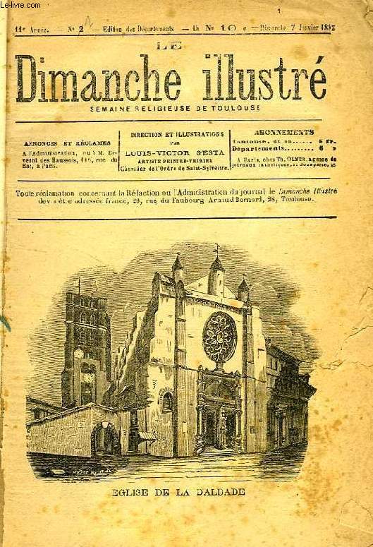 LE DIMANCHE ILLUSTRE, 11e ANNEE, 1883, JAN.-DEC. (RECUEIL COMPLET), SEMAINE RELIGIEUSE DE TOULOUSE