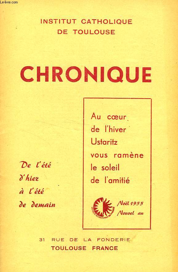 CHRONIQUE, NOL 1955