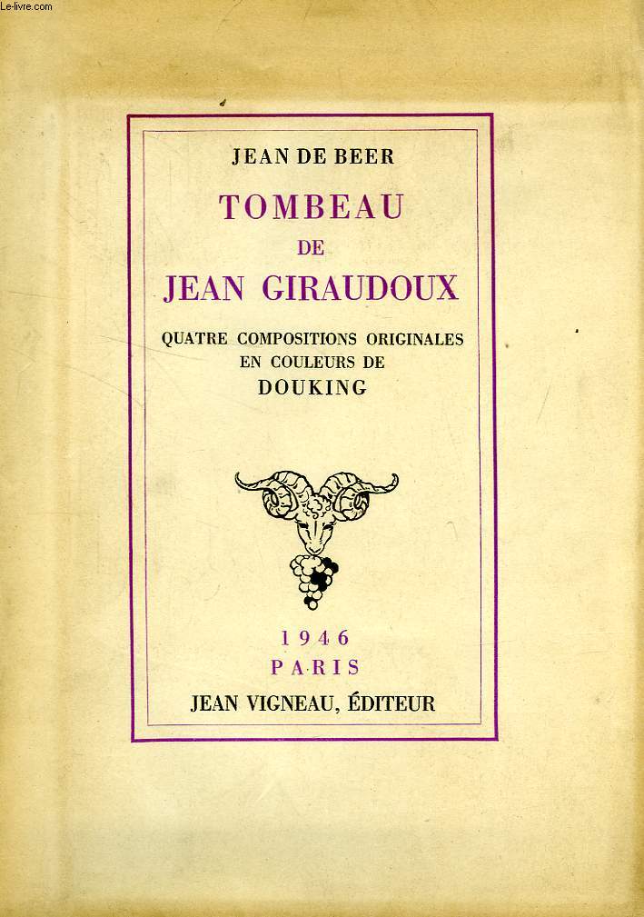 TOMBEAU DE JEAN GIRAUDOUX