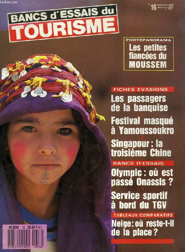 BANCS D'ESSAIS DU TOURISME, N 16, JAN.-FEV. 1988