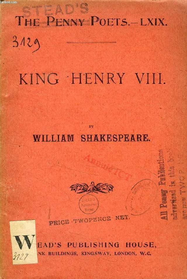 KING HENRY VIII (The Penny Poets, LXIX)