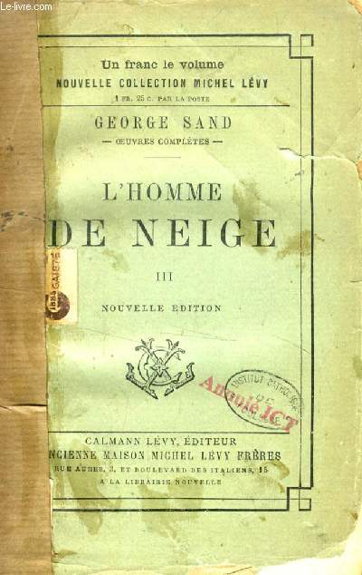 L'HOMME DE NEIGE, TOME III