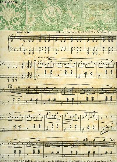 PIANO SOLEIL - SIXIEME ANNEE N16 : LUCILE + RIGAUDON DE DARDANUS- VALSE POUR PIANO.