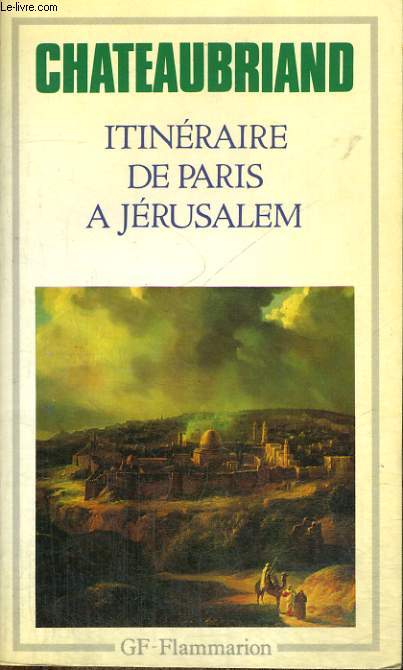 ITINERAIRE DE PARIS A JERUSALEM