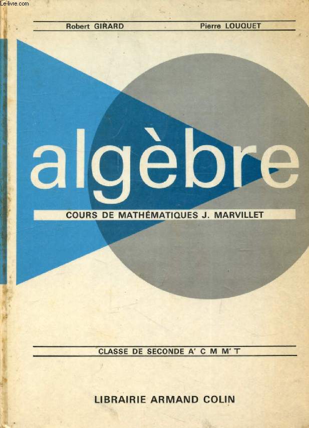 ALGEBRE, CLASSE DE 2de A', C, M, M', T
