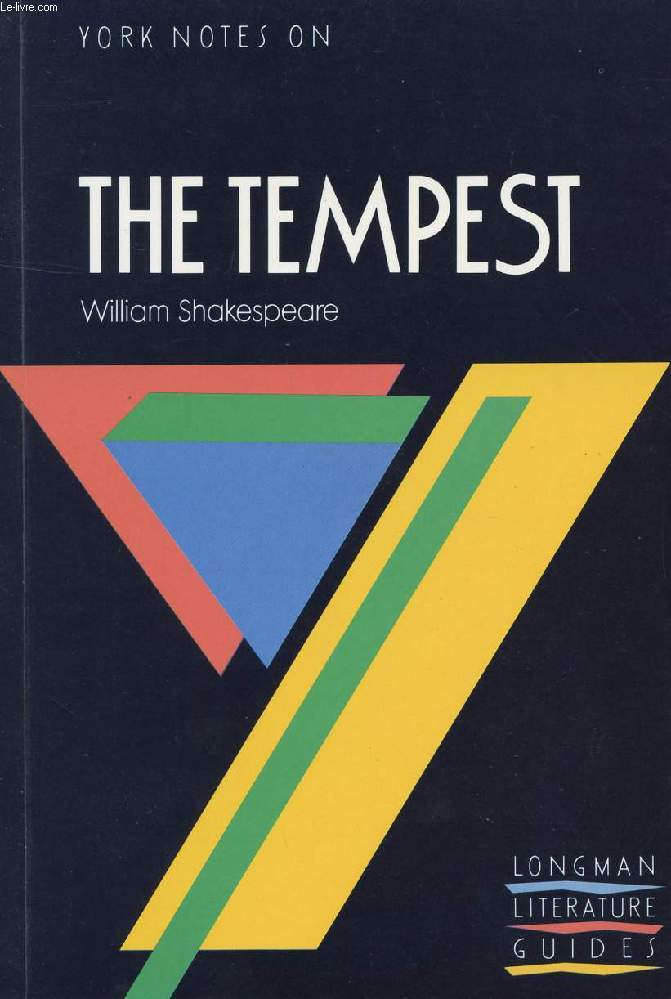 YORK NOTES ON THE TEMPEST, WILLIAM SHAKESPEARE