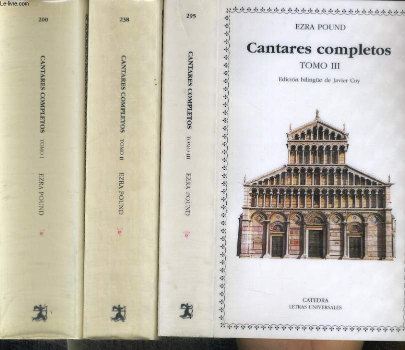 CANTARES COMPLETOS, TOMO I,II Y III. EDICION BILINGUE DE XAVIER COY