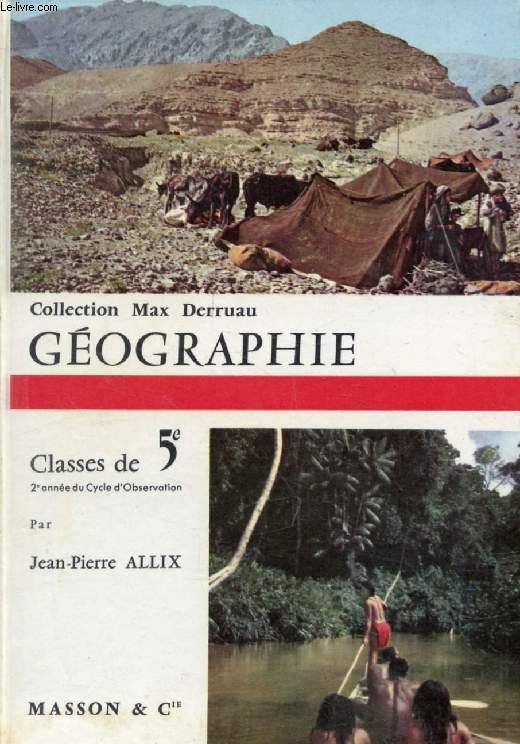 GEOGRAPHIE, CLASSES DE 5e, 2e ANNEE DU CYCLE D'OBSERVATION