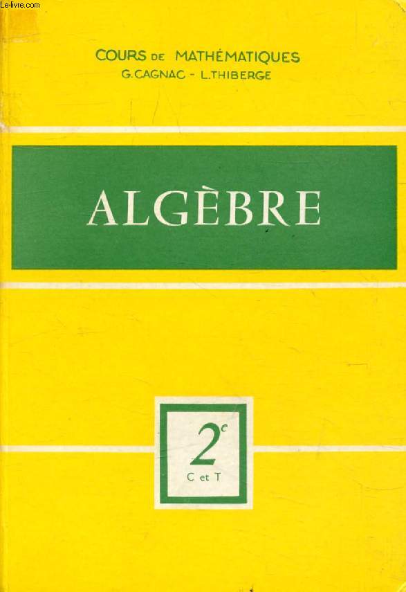 ALGEBRE, 2e C, T