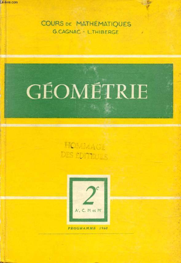GEOMETRIE, 2e A', C, M, M'
