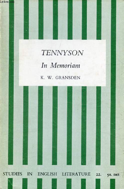 TENNYSON: IN MEMORIAM