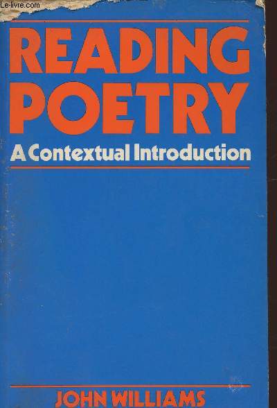 Reading poetry a contextual introduction