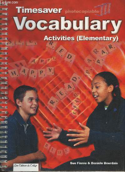 Timesaver Vocabulary activities (elementary)