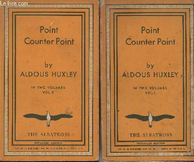 Point counter point Tomes I et II (2 volumes)
