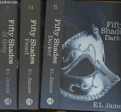 3 volumes/ Fifty Shades of Grey+ Fifty shades darker + Fifty shades freed