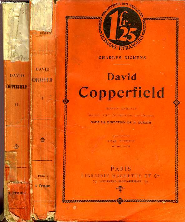 DAVID COPPERFIELD, TOMES 1 et 2