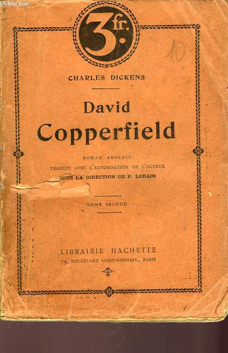 DAVID COPPERFIELD, TOME 2 seul