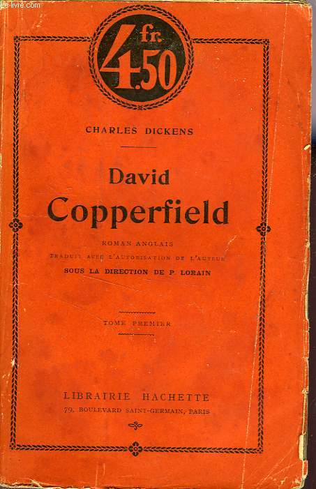 DAVID COPPERFIELD, TOMES 1 et 2