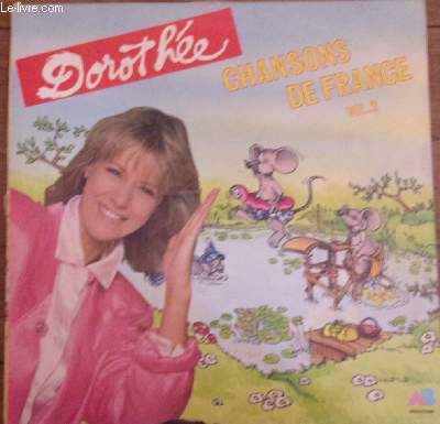 Pochette Disque vinyle 33T Chansons de France vol 2