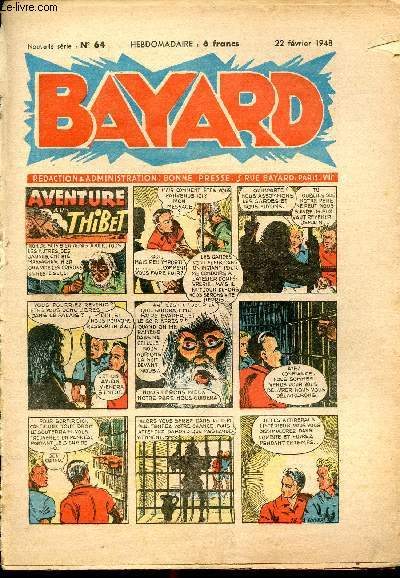 Bayard, nouvelle srie - Hebdomadaire n64 - 22 fvrier 1948
