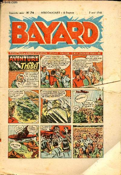 Bayard, nouvelle srie - Hebdomadaire n74 - 2 mai 1948