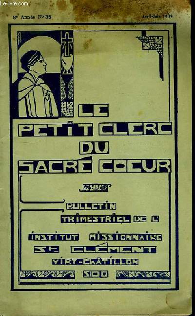Le Petit Clerc du Sacr Coeur n38, 8me anne.