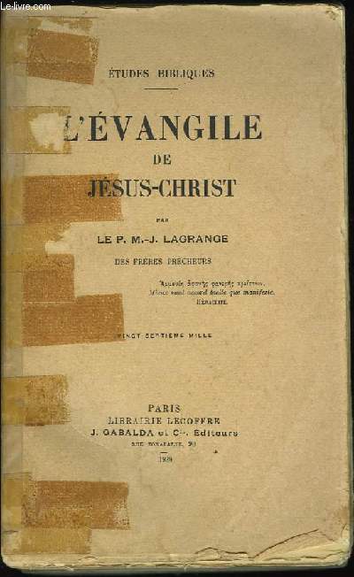 L'Evangile de Jsus-Christ.