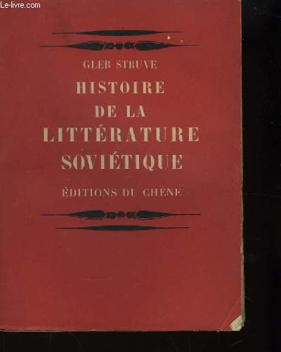 Histoire de la Littrature Sovitique.