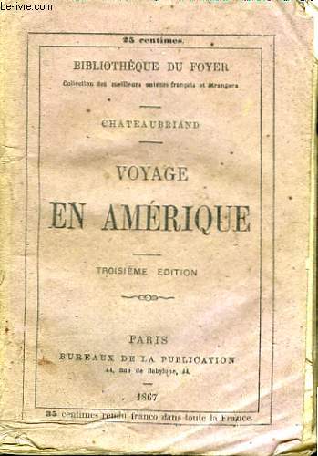 Voyage en Amrique.