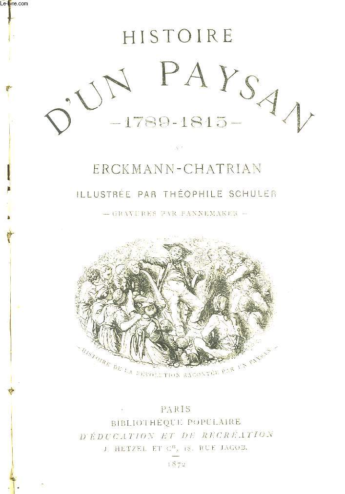 Histoire d'un Paysan. 1789 - 1815