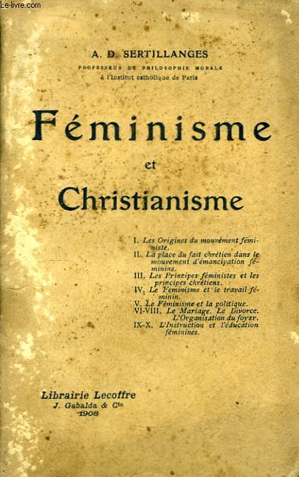 Fminisme et Christianisme.