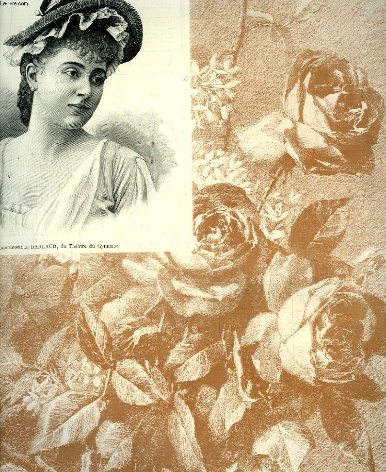 Portrait de Mlle Darlaud, du Thtre du Gymnase , extrait du journal hebdomadaire 