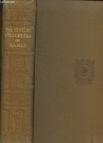 The Century Cyclopedia of Names.