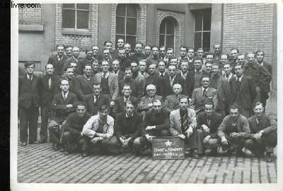 Photographie originale de la Classe du Cours de Soudure de Paris, 24 avril - 16 juin 1944