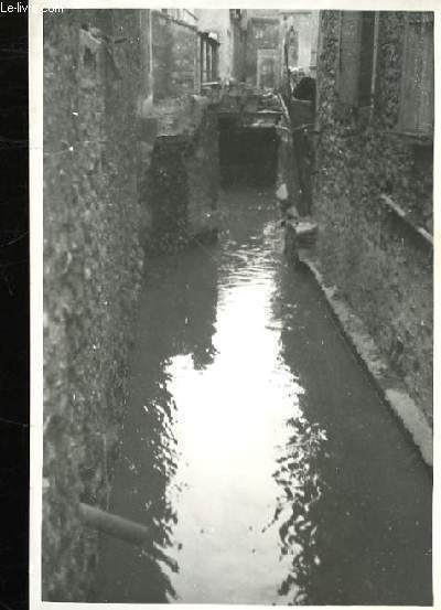 Photographie Originale du Ruisseau de Dombiers (?) en Fvrier 1946