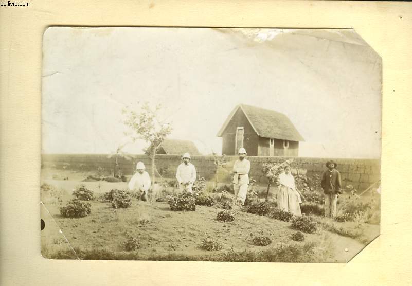 Photographie Originale Ancienne. Promenade dans l'Oued-Deh prs Saint-Charles (Algrie) le 9 mai 1894